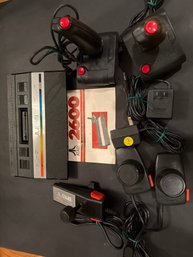 Atari 2600 Gaming System, Power Cord, 5 Controllers