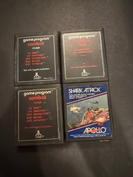 Atari Game Cartridges Lot Of 4