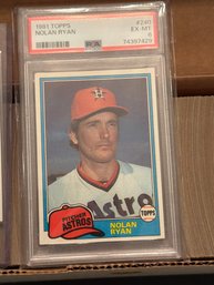 1981 Topps Baseball Card Complete Set Including Nolan Ryan PSA 6!!