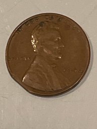 1940 ERROR CLIPPED Lincoln Wheat Cent Coin NICE Clip - No Mint Mark