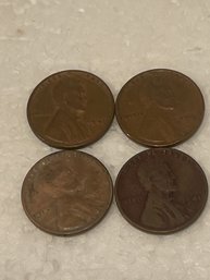 1941 Wheat Pennies - Lot Of 4 - No Mint Mark