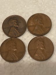 1941 Wheat Pennies - Lot Of 4 - No Mint Mark