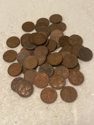 1920s And Up Wheat Pennies - Lot Of 50