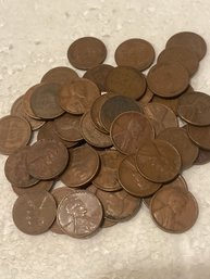 1920s And Up Wheat Pennies - Lot Of 50