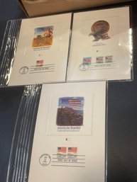 UNITED STATES USA - 1987 C.P.A. - PROOFCARD - FDI - Lot Of 3