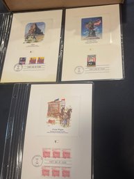 UNITED STATES USA - 1987 C.P.A. - PROOFCARD - FDI - Lot Of 3