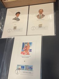 UNITED STATES USA - 1987 C.P.A. - PROOFCARD - FDI - Lot Of 3