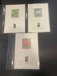 The Flowers Of The 50 States By Fleetwood - Lot Of 3