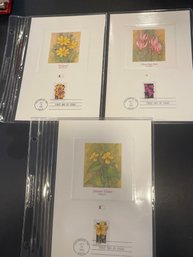 The Flowers Of The 50 States By Fleetwood - Lot Of 3