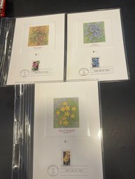 The Flowers Of The 50 States By Fleetwood - Lot Of 3