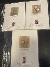 The Flowers Of The 50 States By Fleetwood - Lot Of 3