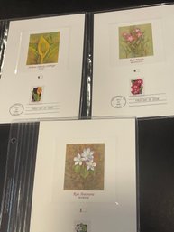 The Flowers Of The 50 States By Fleetwood - Lot Of 3