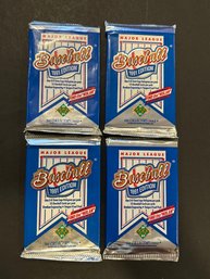 1991 Upper Deck Baseball Cards Lot Of 4