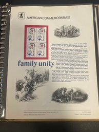 American Commemoratives - Lot Of 2 Panels