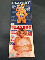 Playboy Magazine 1992 Lot Of 2