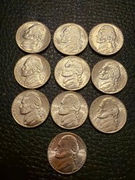 2004 Keelboat Nickel BU Lot Of 10