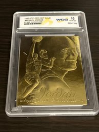 1996-97 Fleer Michael Jordan 23KT Gold Card WCG 10