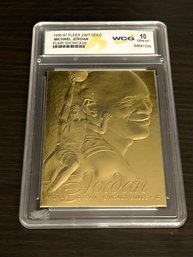 1996-97 Fleer Michael Jordan 23KT Gold Card WCG 10