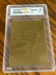 Star Wars Darth Vader 1996 Score Board  23KT Gold Card