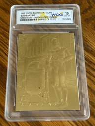 Star Wars R2-D2 & C-3PO 1996 Score Board 23KT Gold Card