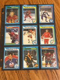 Hockey Lot Of (18) 1979-80 Topps Hockey Cards