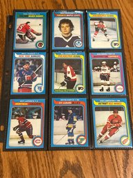 Hockey Lot Of (18) 1979-80 Topps Hockey Cards