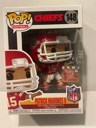 Funko Pop Patrick Mahomes II 148 Kansas City Chiefs QB NFL Football