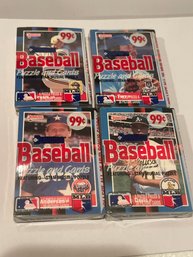 1988 Donruss Cello Packs - Lot Of 4