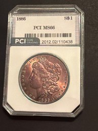 1886 MORGAN DOLLAR PCI MS66