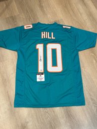 Tyreek Hill Autographed Jersey With COA