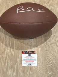 Patrick Mahomes Autograghed Football With COA!