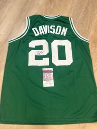 JD Davison Autographed Jersey With JSA COA!
