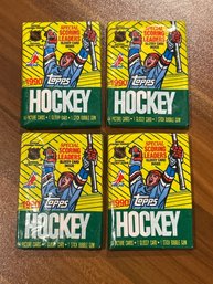 1990 Topps Hockey Lot Of (4) Unopened Wax Packs