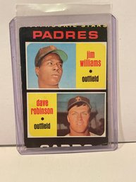 1971 TOPPS #262 PADRES ROOKIES - Miscut