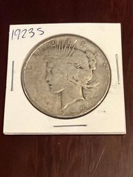 1923 S Silver Peace Dollar