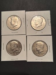 1981 Kennedy Half Dollar BU Lot Of 4