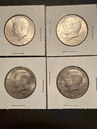 1984 Kennedy Half Dollar BU Lot Of 4