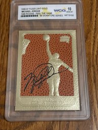 1996-97 Fleer Michael Jordan 23KT Gold Card WCG 10