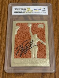 1996-97 Fleer Michael Jordan 23KT Gold Card WCG 10