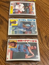 1984 Topps Baseball Rack Pack With Mike Schmidt On Top!