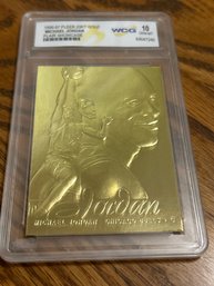 1996-97 Fleer Michael Jordan 23KT Gold Card WCG 10