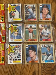 Lot Of (3) 1987 Topps Unopened Rak Paks