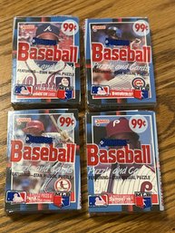 1988 Donruss Cello Packs Lot Of 4