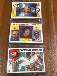 1984 Topps Baseball Rack Pack With BOTH BOGGS AND GWYNN Showing!
