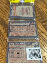 1984 Topps Baseball Rack Pack With HOF Ozzie Smith Showing!