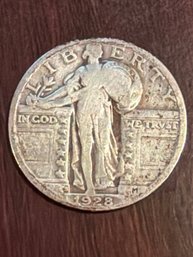 1928 Standing Liberty Quarter Dollar