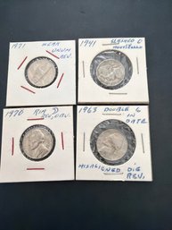 Jefferson Nickel Lot Of 4.