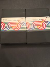 Vintage Umatic Sony Video Cassette Tape Lot Of 2. Star Wars.