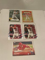 Mike Trout - Lot Of 5 Cards