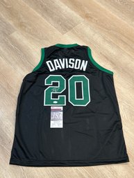 JD Davison Autographed Jersey With JSA COA!